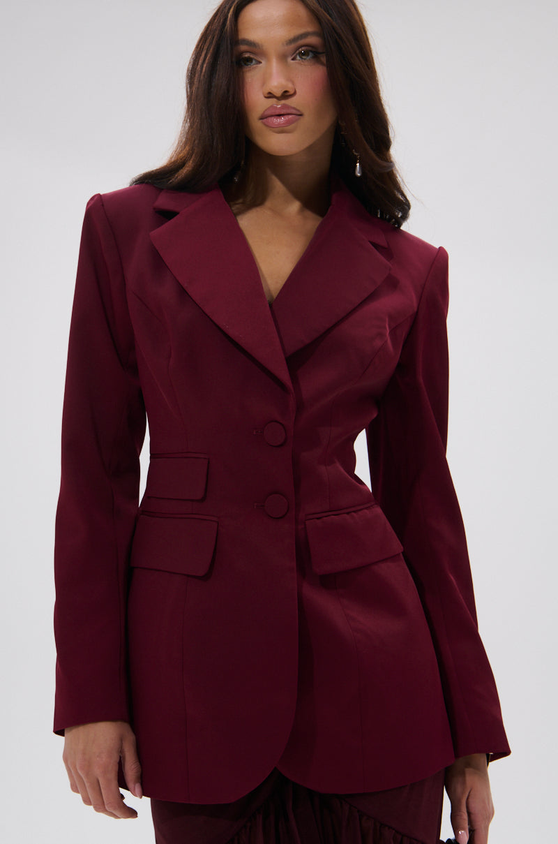 THE BLUEPRINT ASYMMETRICAL BLAZER