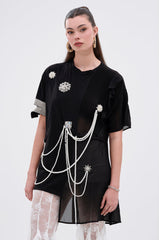 PEARL QUEEN OVERSIZED TEE