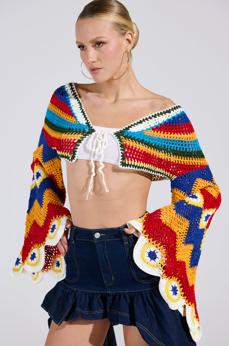 WARM DAYS CROCHET TOP