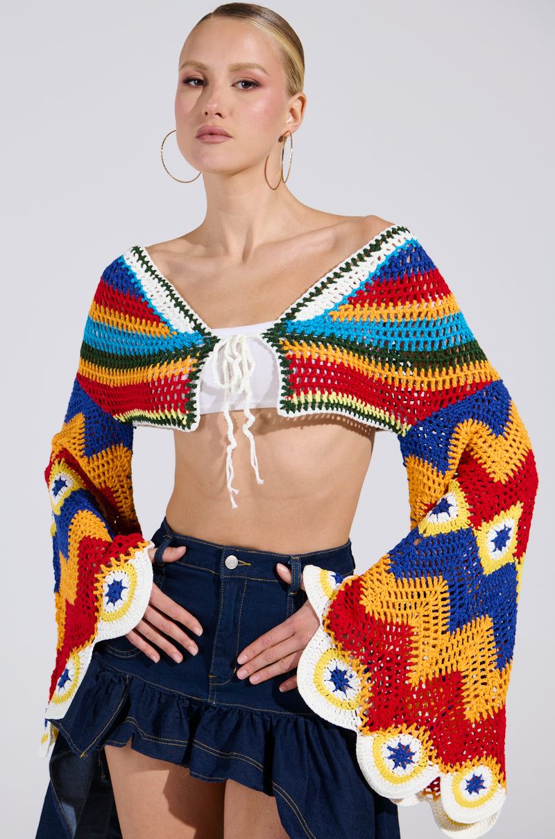 WARM DAYS CROCHET TOP