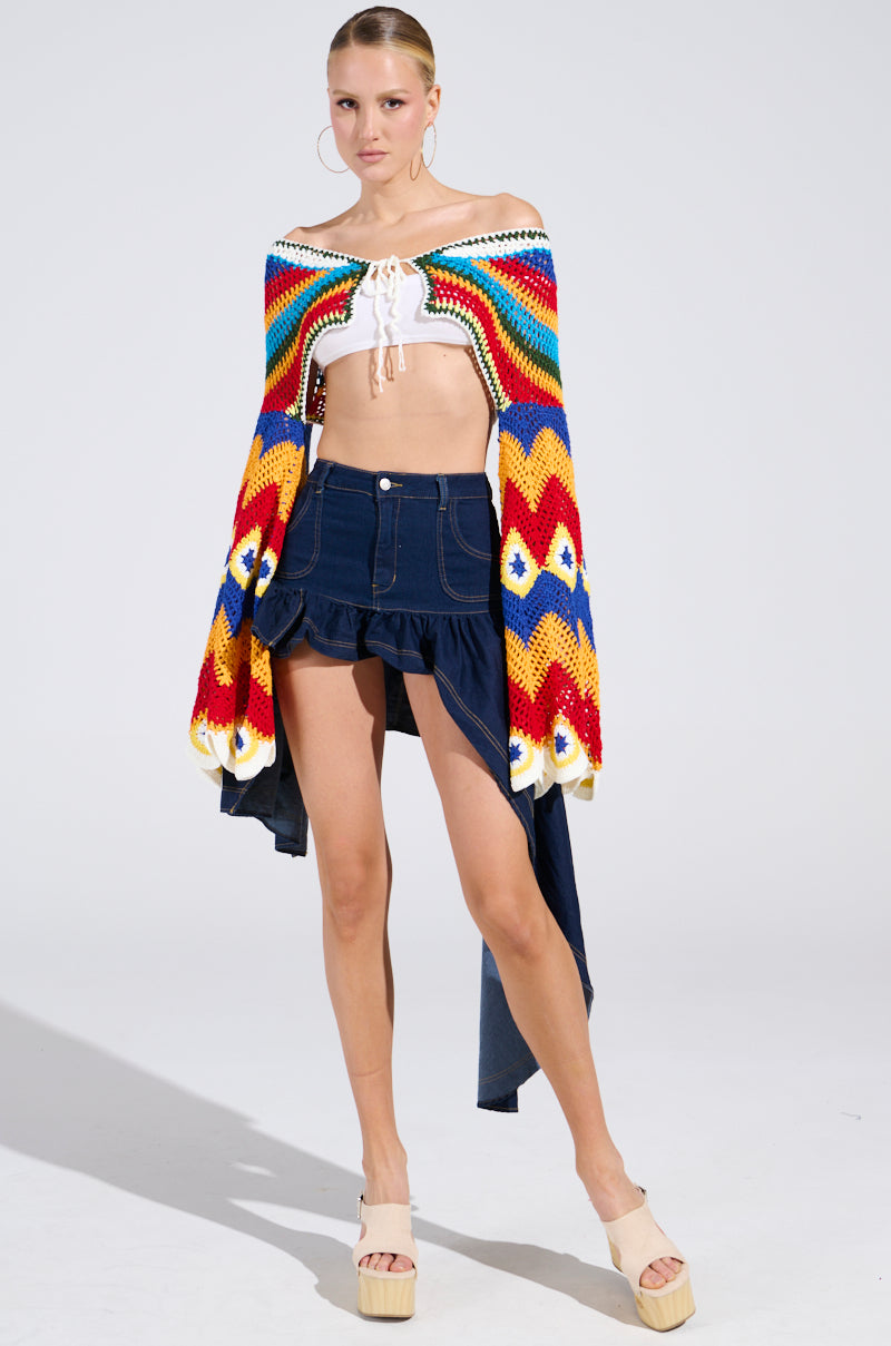 WARM DAYS CROCHET TOP