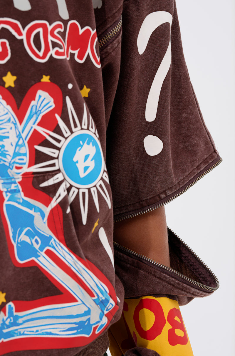 INFINITE COSMOS OVERSIZED GRAPHIC SWEATSHIRT