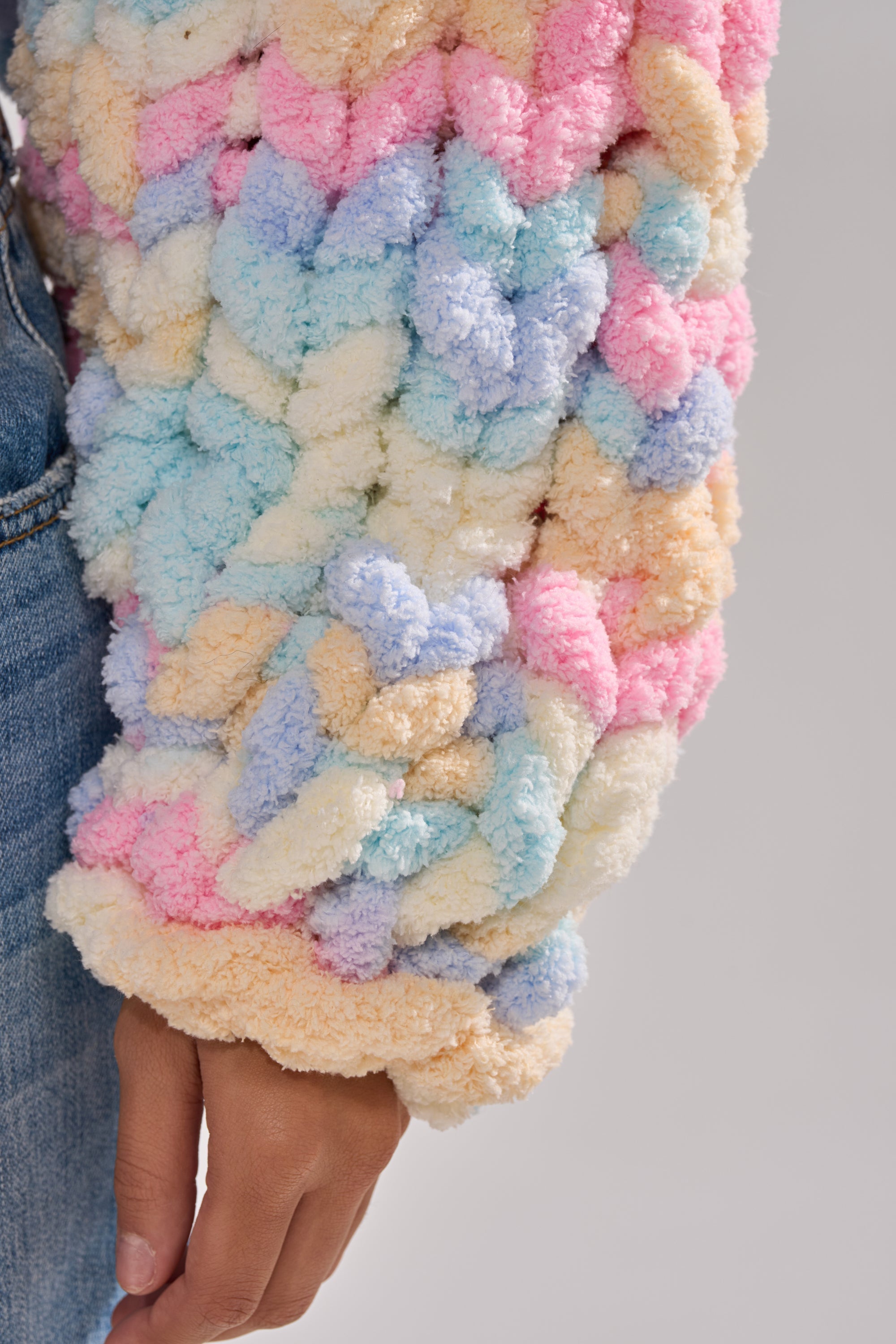 ALIA CHUNKY CHENILLE KNIT CARDIGAN