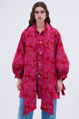 AMALIA TIE NECK TRENCH