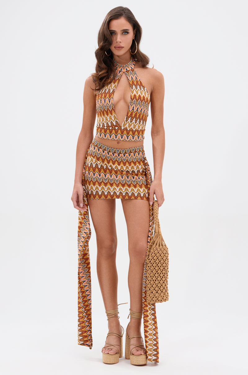 RELAX WITH ME MINI SKIRT