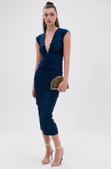 JULIE SLINKY MIDI DRESS