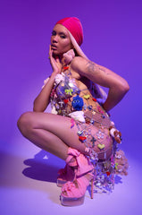 AZALEA WANG BEAUDEN PINK STILETTO SANDAL