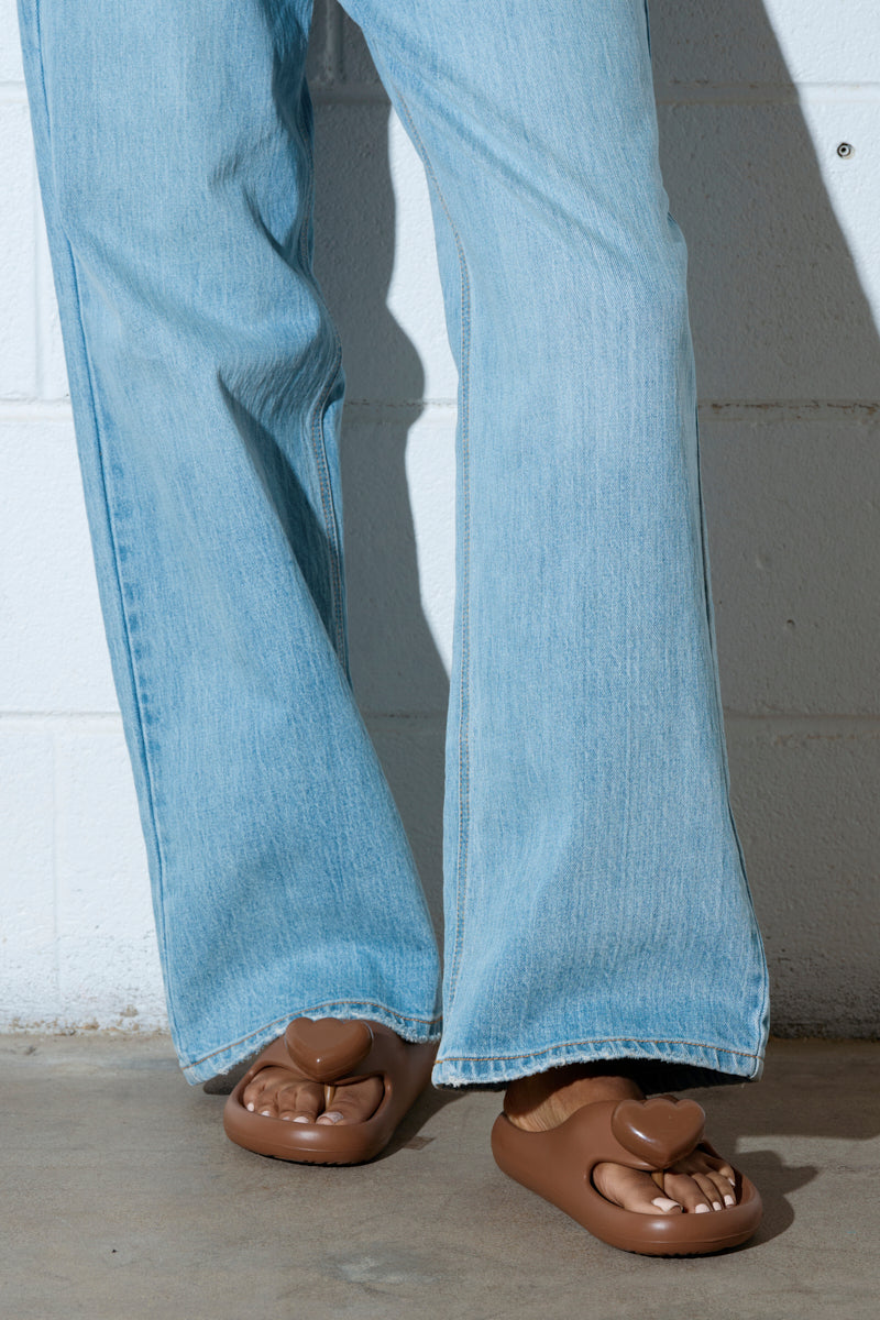 AKIRA COMPASSION BROWN SANDAL