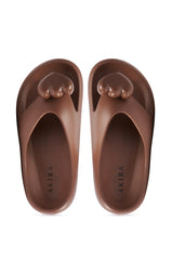 AKIRA COMPASSION BROWN SANDAL