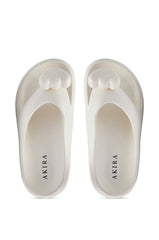 AKIRA COMPASSION WHITE SANDAL