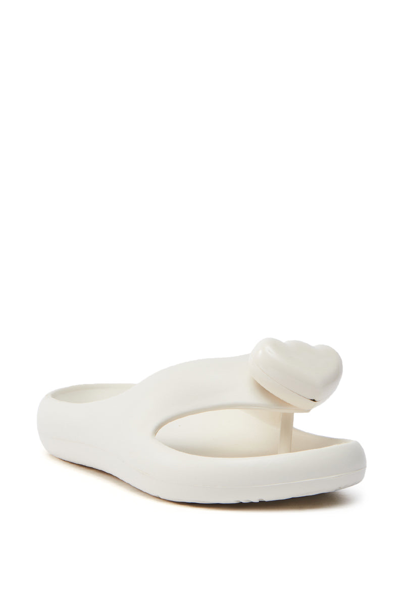 AKIRA COMPASSION WHITE SANDAL