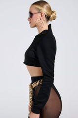 HAVE FUN CROP SWEATSHIRT