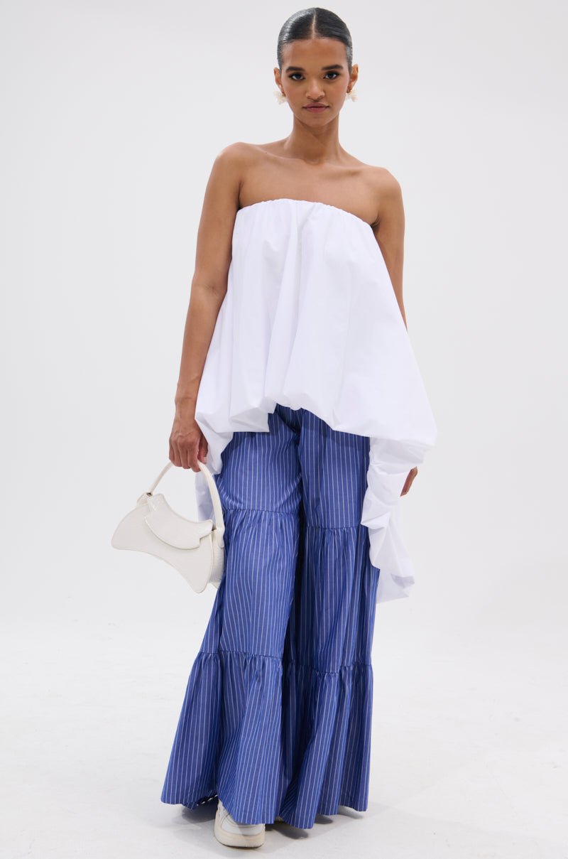 OFF THE SHOULDER HI-LOW TOP