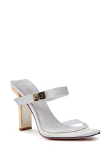 AZALEA WANG FANAKA WHITE CHUNKY SANDAL