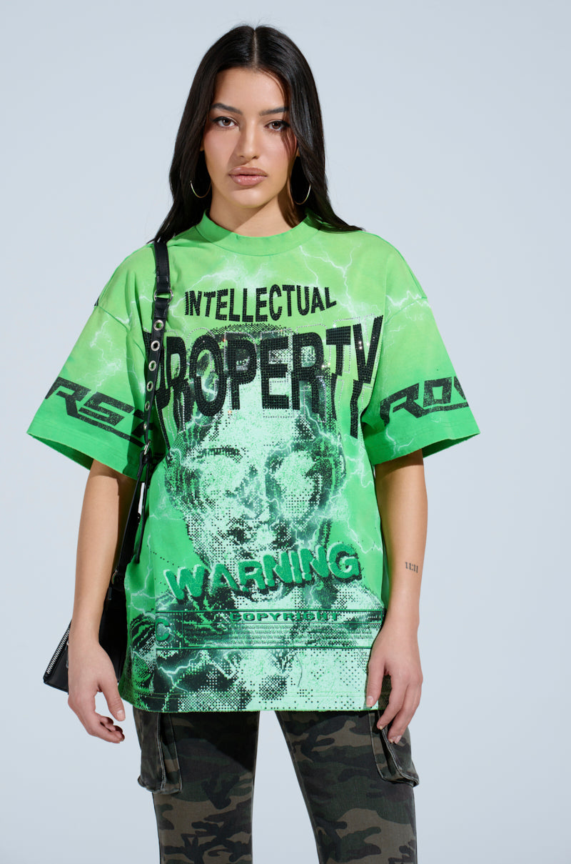 INTELLECTUAL PROPERTY GRAPHIC TEE