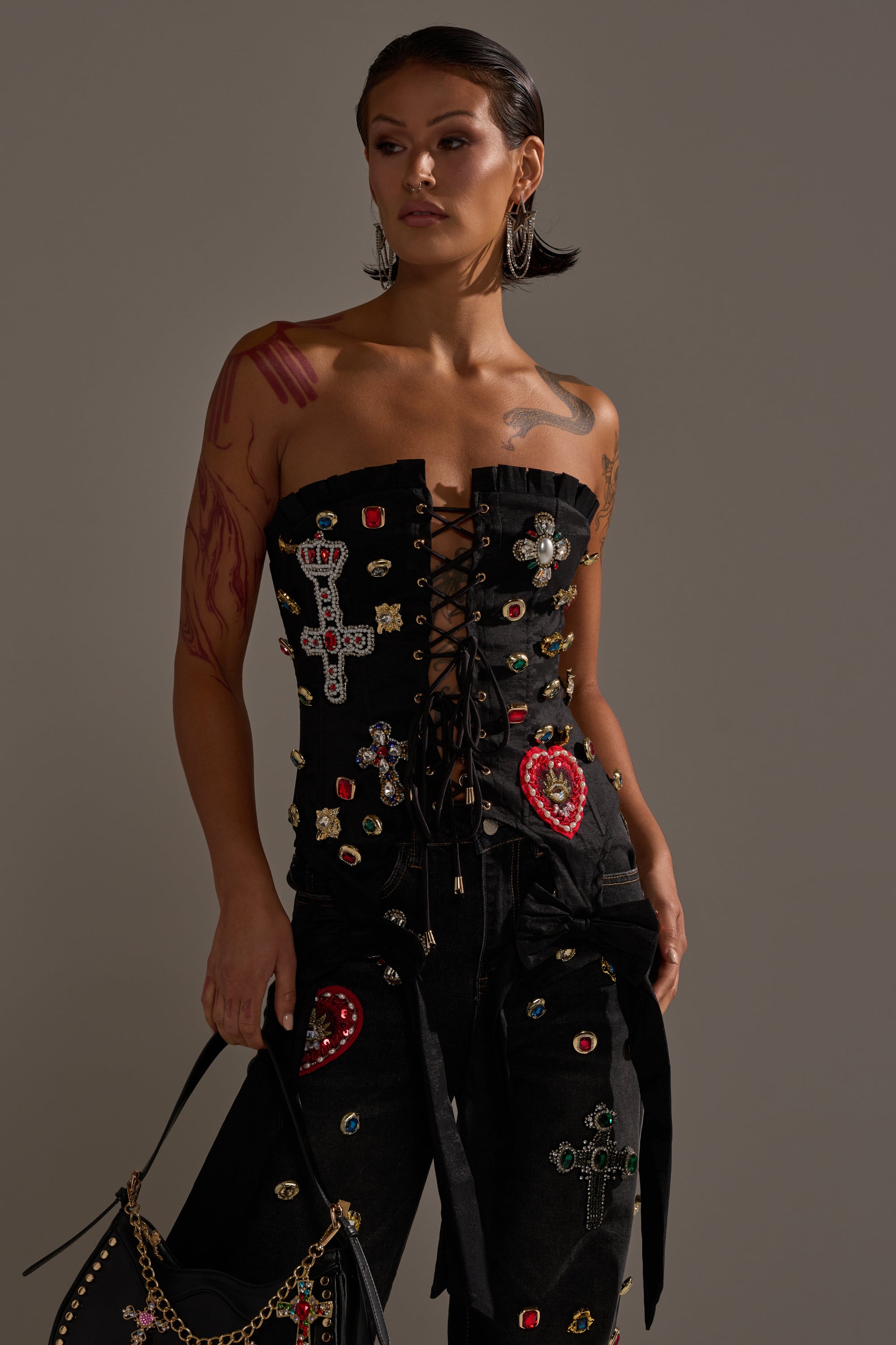 MAEVE EMBELLISHED CORSET