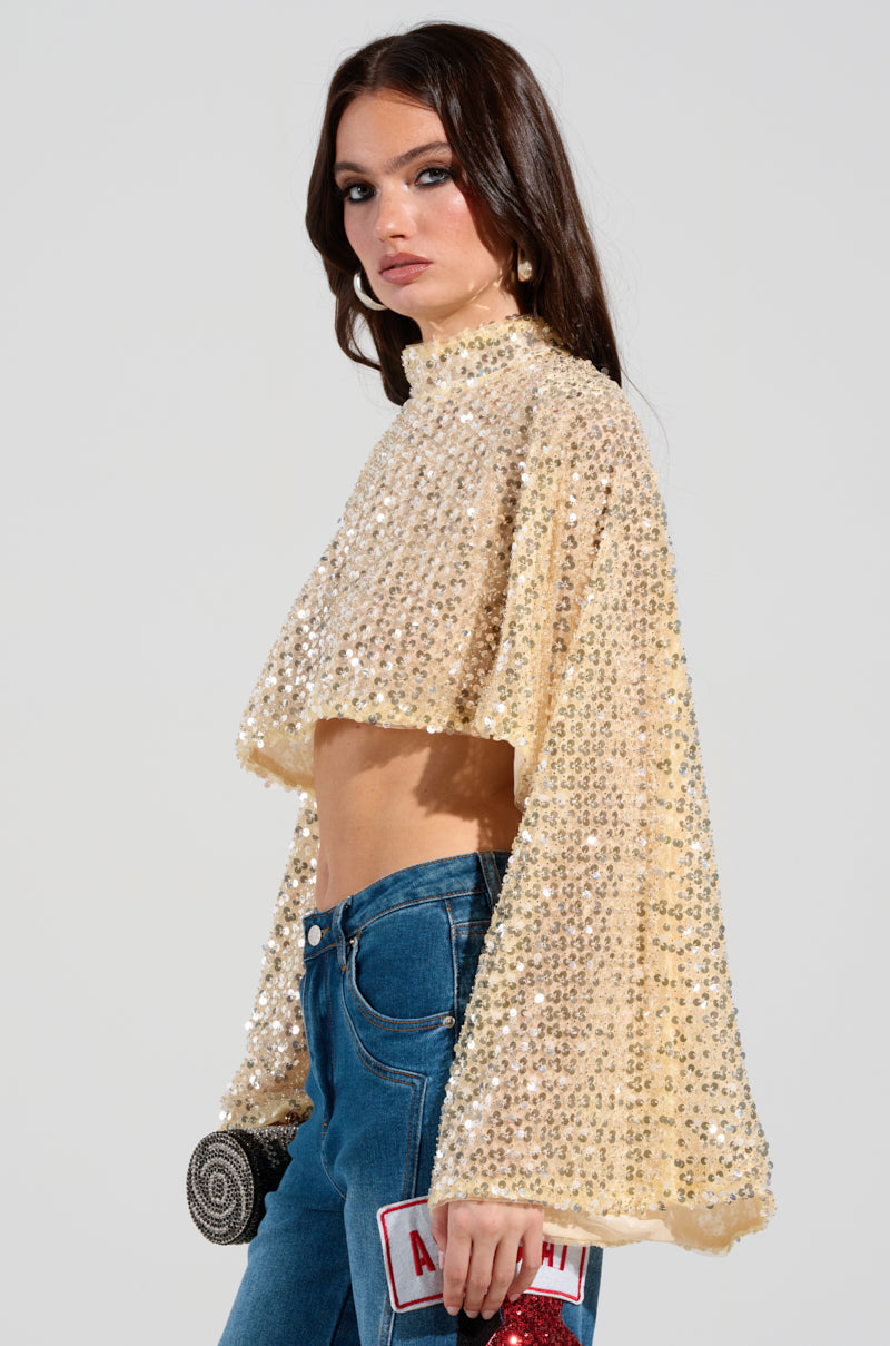 SLYLINE SEQUIN BLOUSE