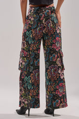 PRETTY LITTLE LADY BROCADE TROUSER