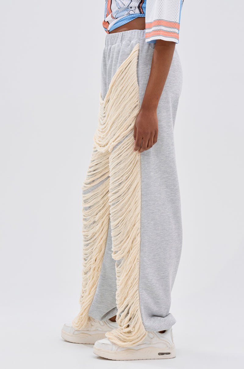 CRAZY LADY DISTRESSED JOGGER