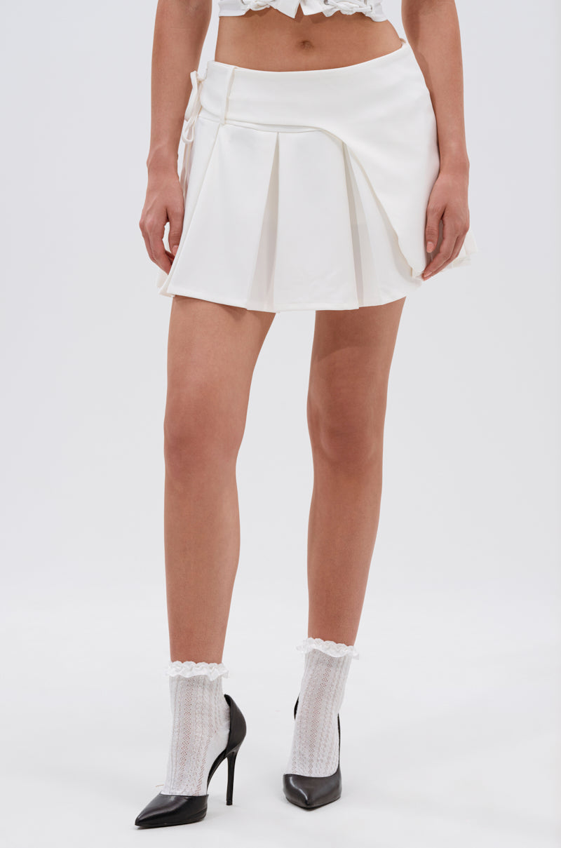 ALWAYS GETS BETTER PLEATED MINI SKIRT