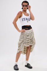 BELLA PARACHUTE MAXI SKIRT