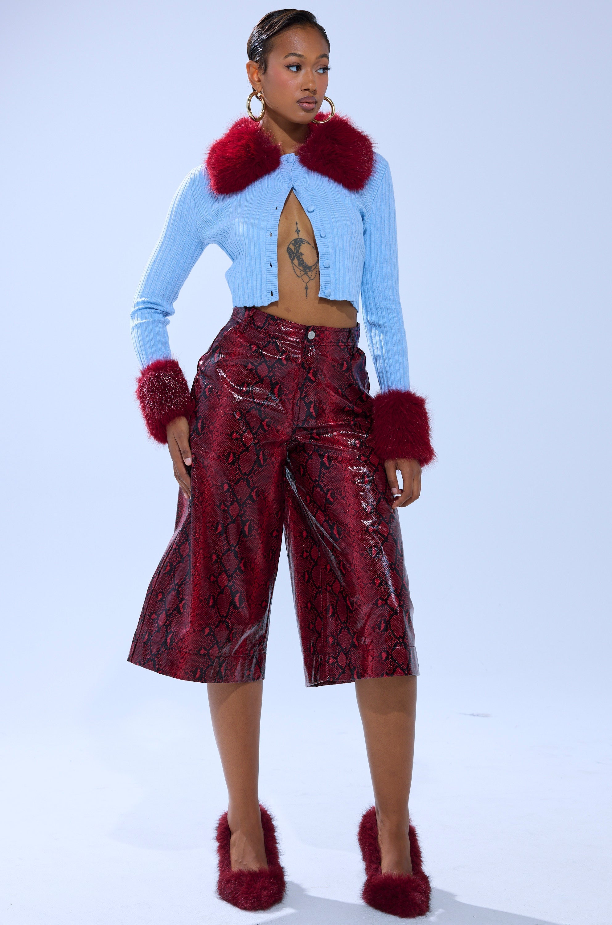 EXTRA IS MY MIDDLE NAME SNAKE BERMUDA SHORT