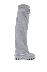 AZALEA WANG JETSETTER GRAY BOOTIE