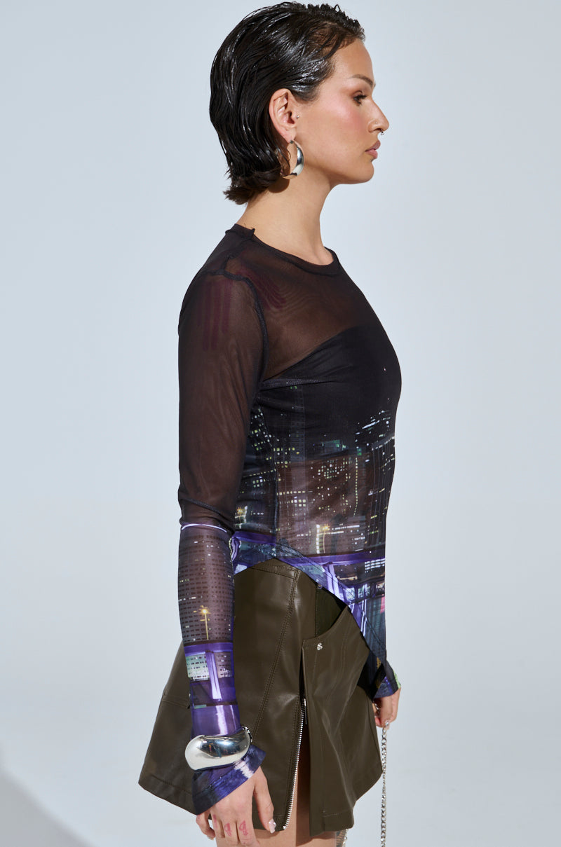 CITY LIFE MESH TOP