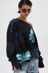 WORLD'S BEST EX GIRLFRINED OVERSIZED SWEATSHIRT