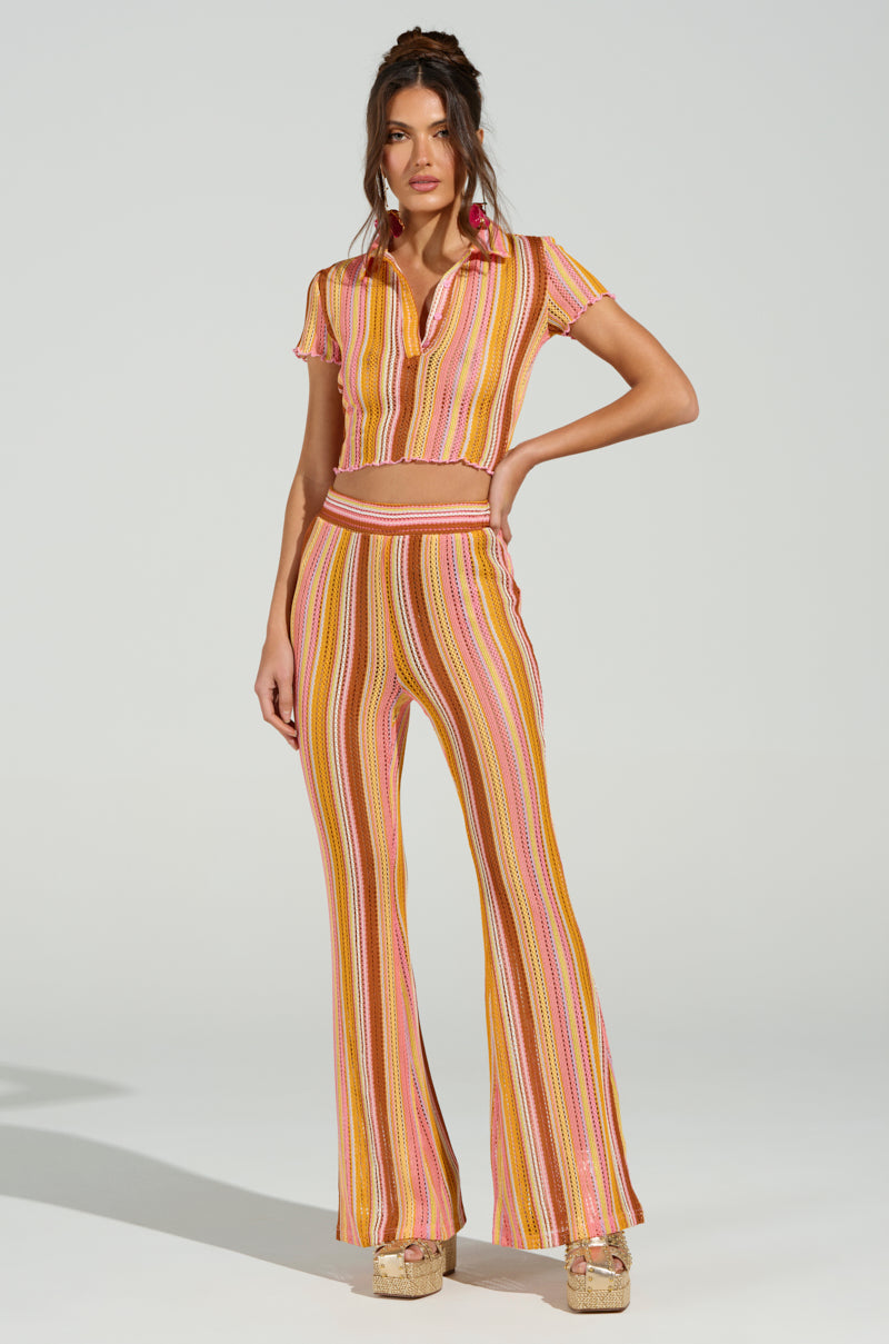 PALOMA KNIT COLLARED TOP