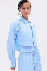 ASHLEY BUTTON DOWN TOP