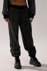 SNEAKY LITTLE SNAKE WIDE LEG JOGGER