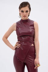 FIRE SQUAD BURGUNDY BLOUSE