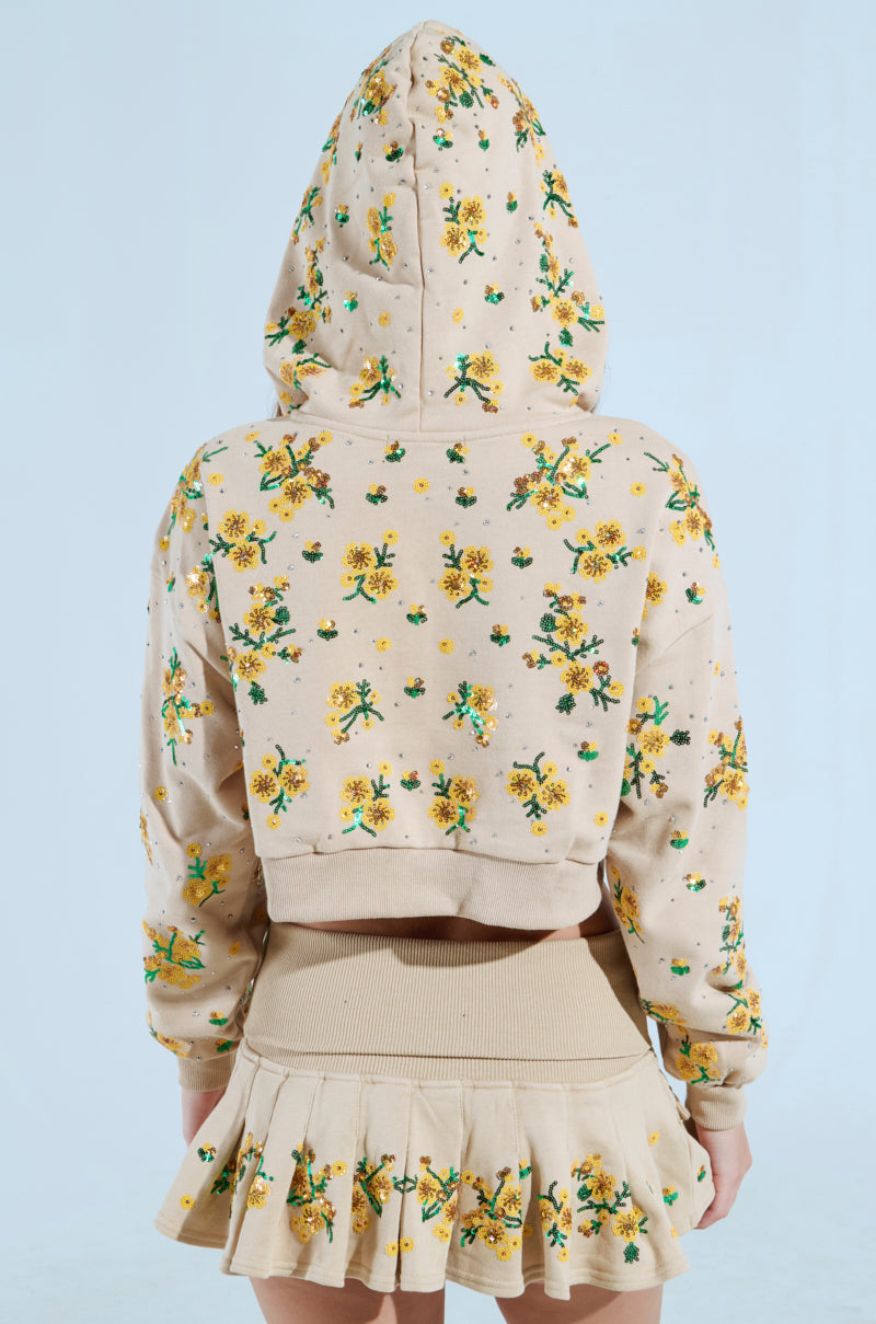 ONE TOO MANY TIMES ZIP UP SWEATSHIRT