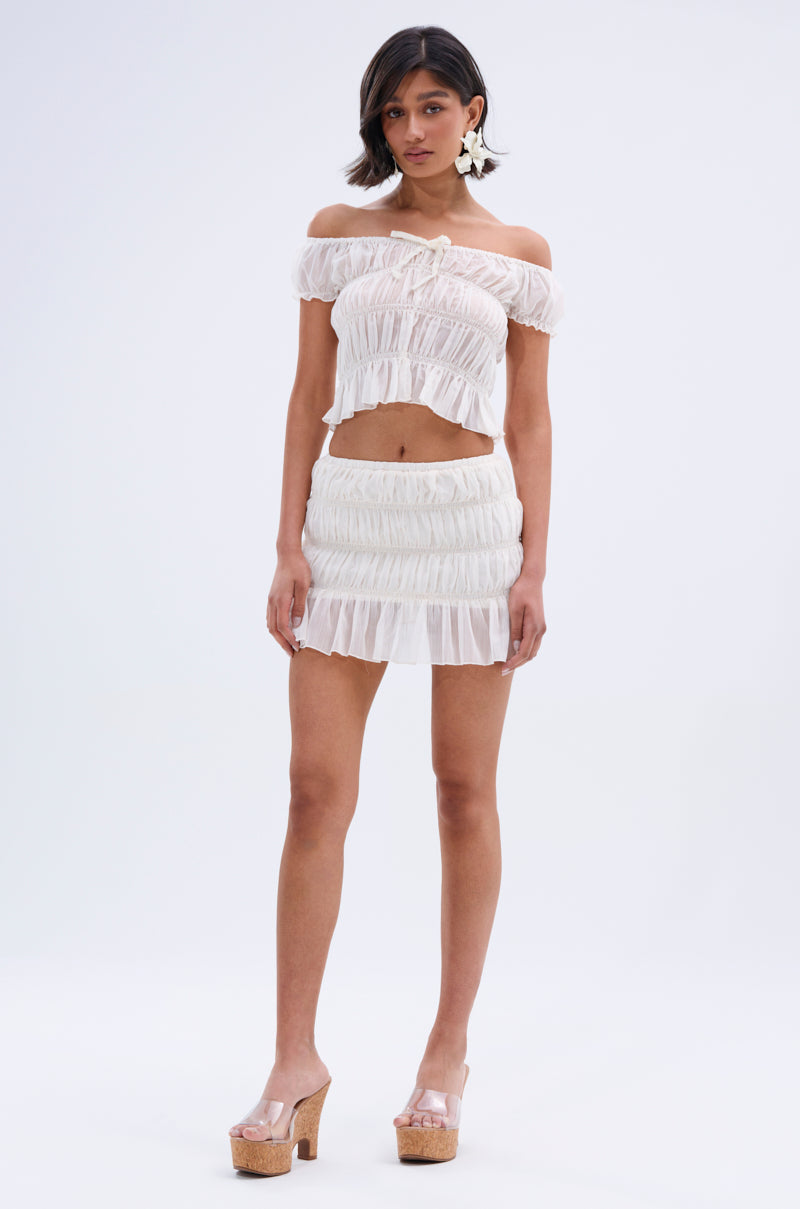 FLIRT WITH ME MINI SKIRT