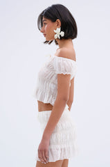 FLIRT WITH ME OFF THE SHOULDER BLOUSE