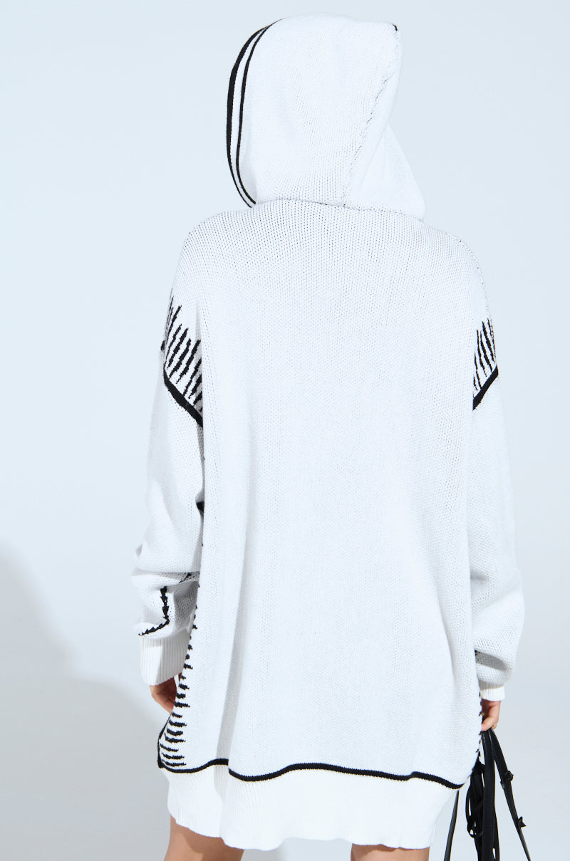 SKETCH IT KNIT SWEATSHIRT DRESS