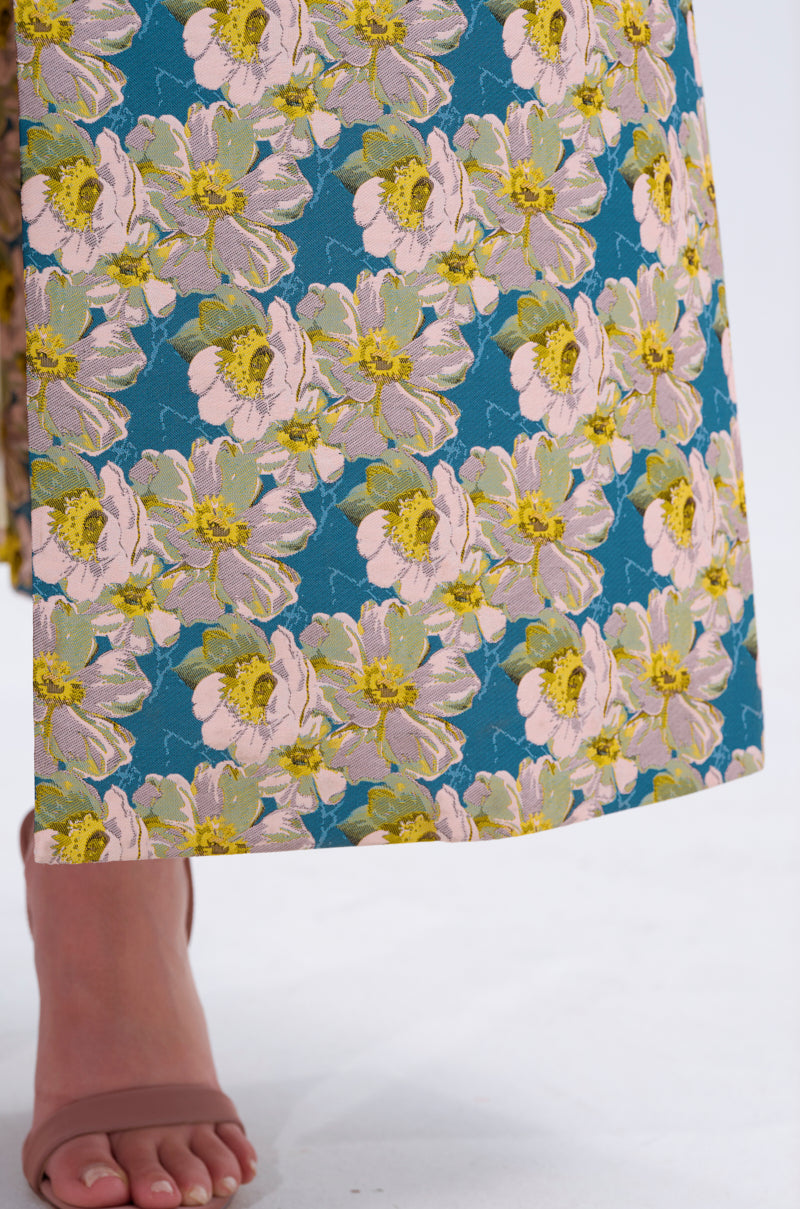 SCARLETT LUXE TRENCH IN BROCADE