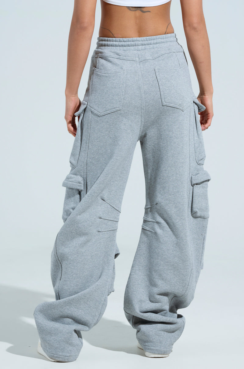 MAYBE NEXT YEAR CARGO WIDE LEG JOGGER