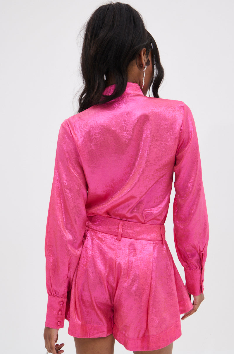 LOOK THIS WAY SHINY BODYSUIT