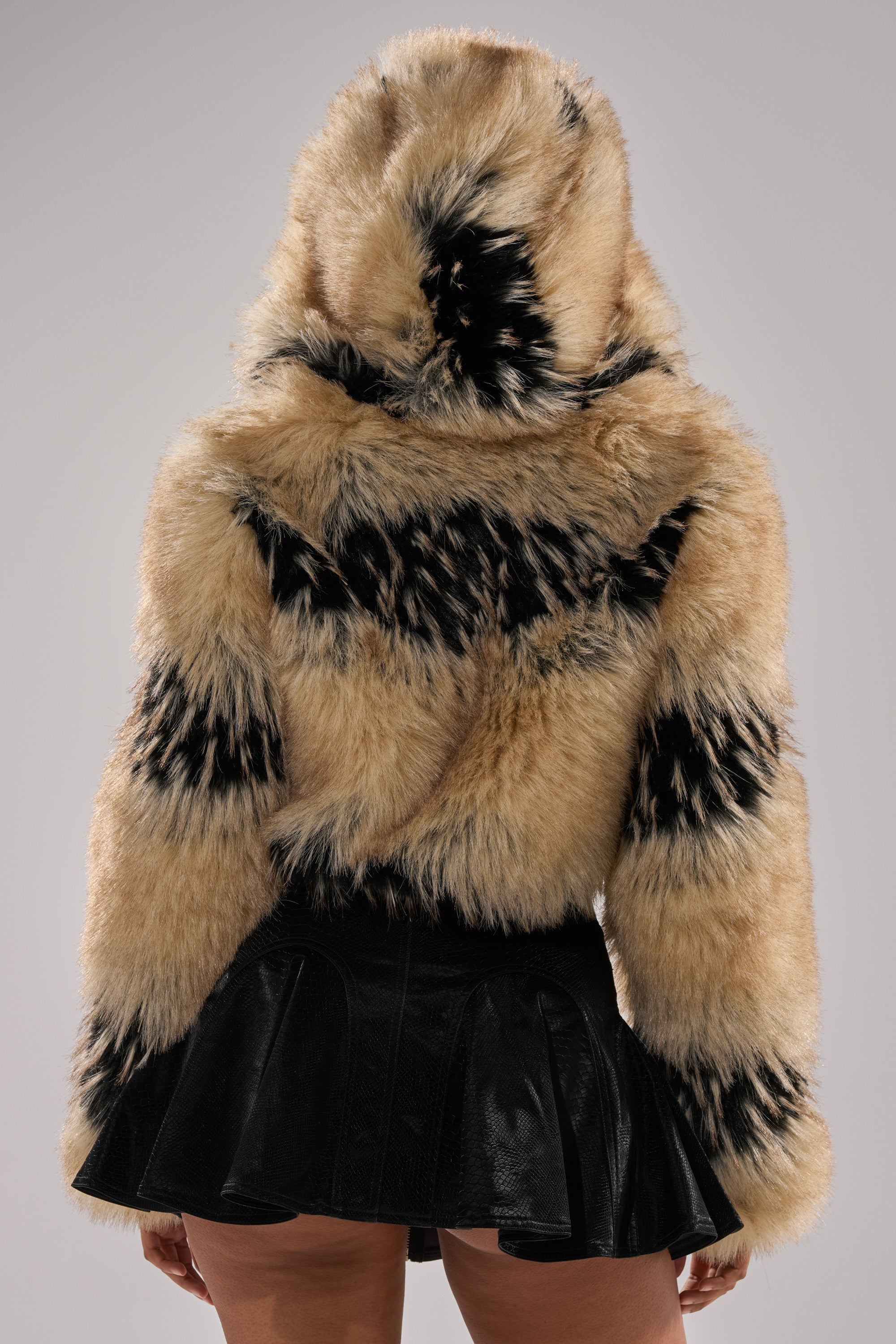 ALEXIA FAUX FUR BOMBER