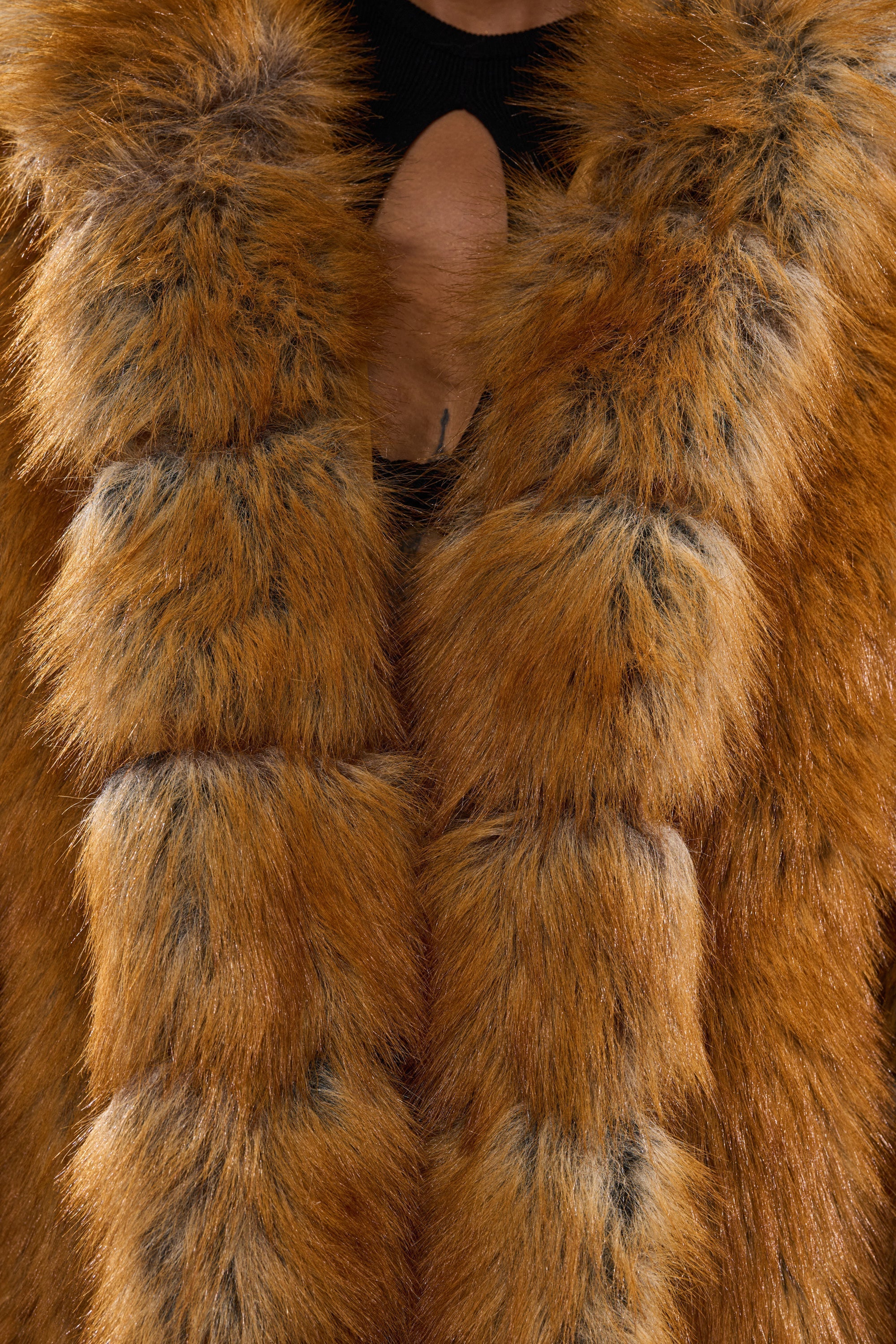 OLD MONEY FAUX FUR COAT