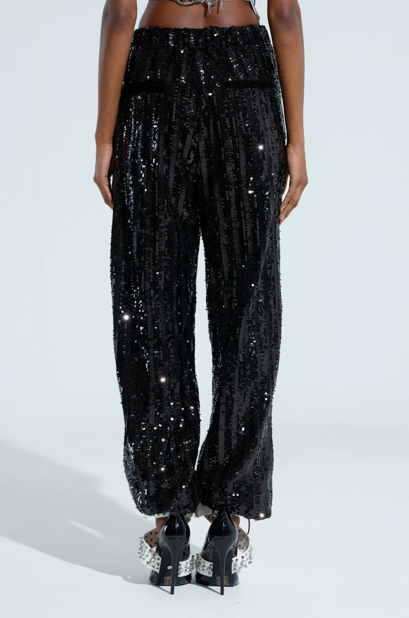 COSMIC SEQUIN JOGGER