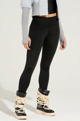 SNUGGLE FLEX FLEECE LEGGING IN BLACK