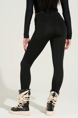 SNUGGLE FLEX FLEECE LEGGING IN BLACK