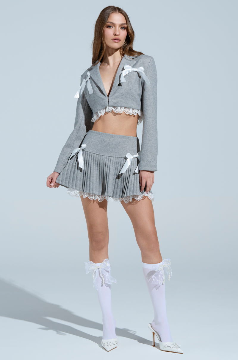 MARLEY LACE TRIM BLAZER