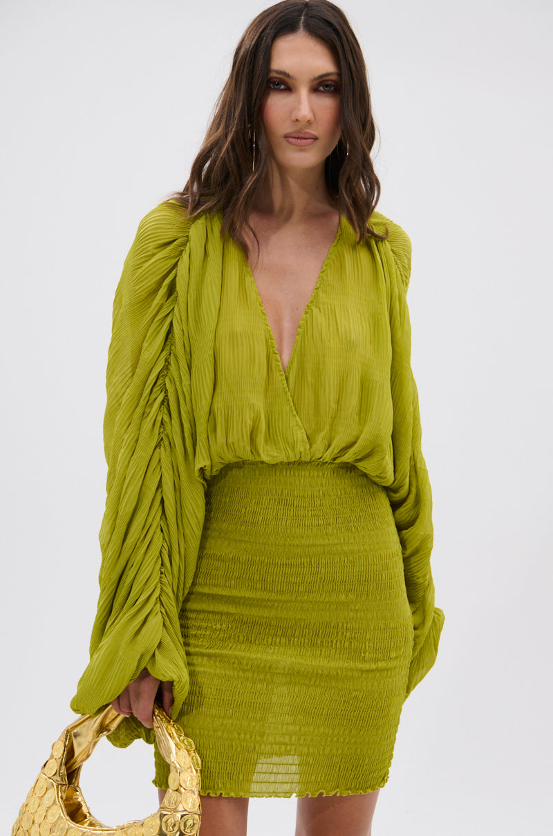 NIGHTS LIKE THIS CHIFFON MINI DRESS