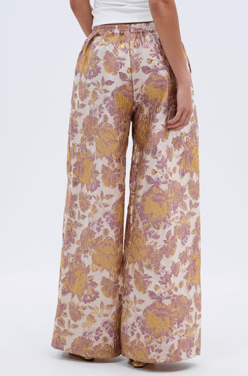 SLOW MOTION BROCADE TROUSER