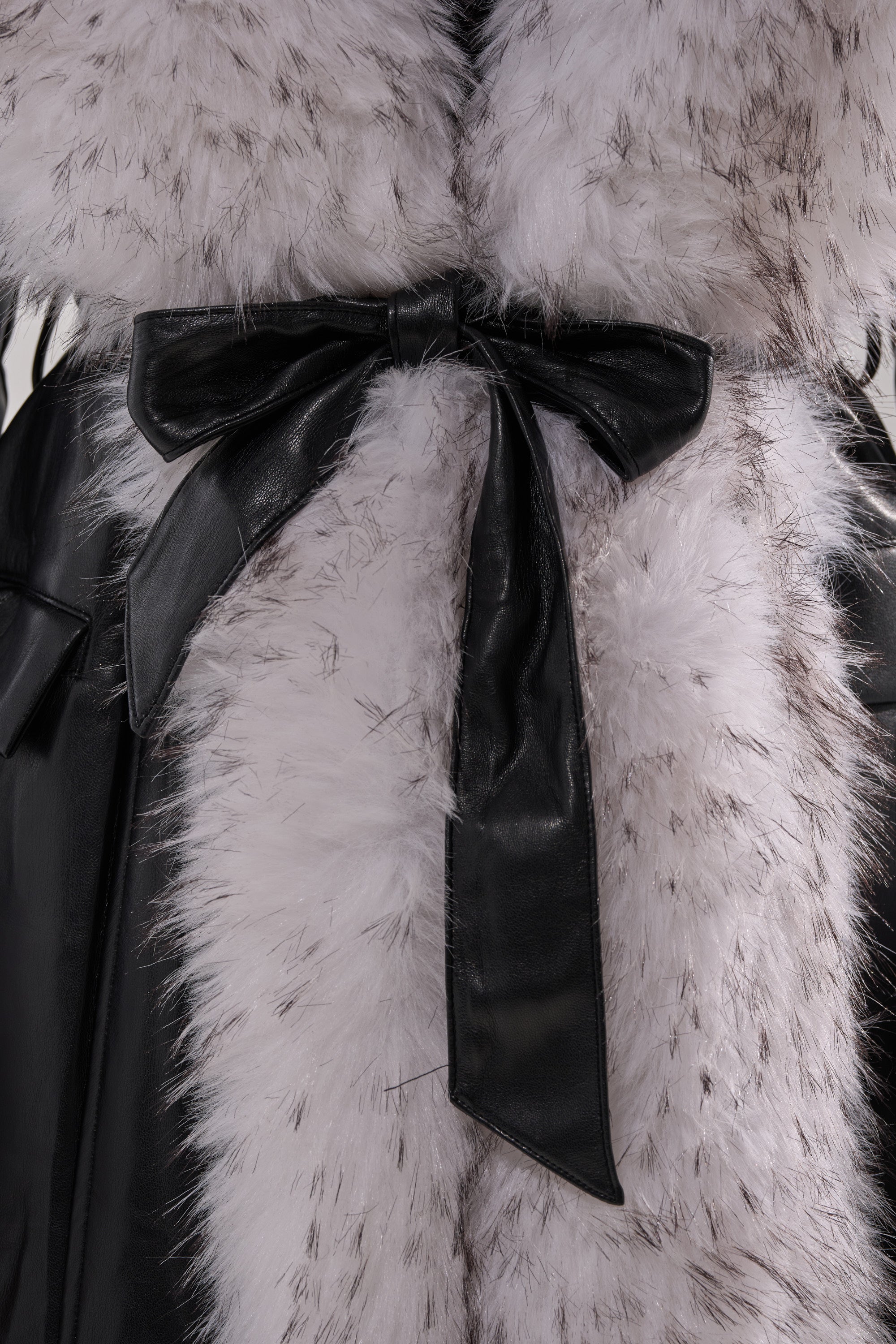 FIONA BUTTER LUXE FUR TRIM TRENCH