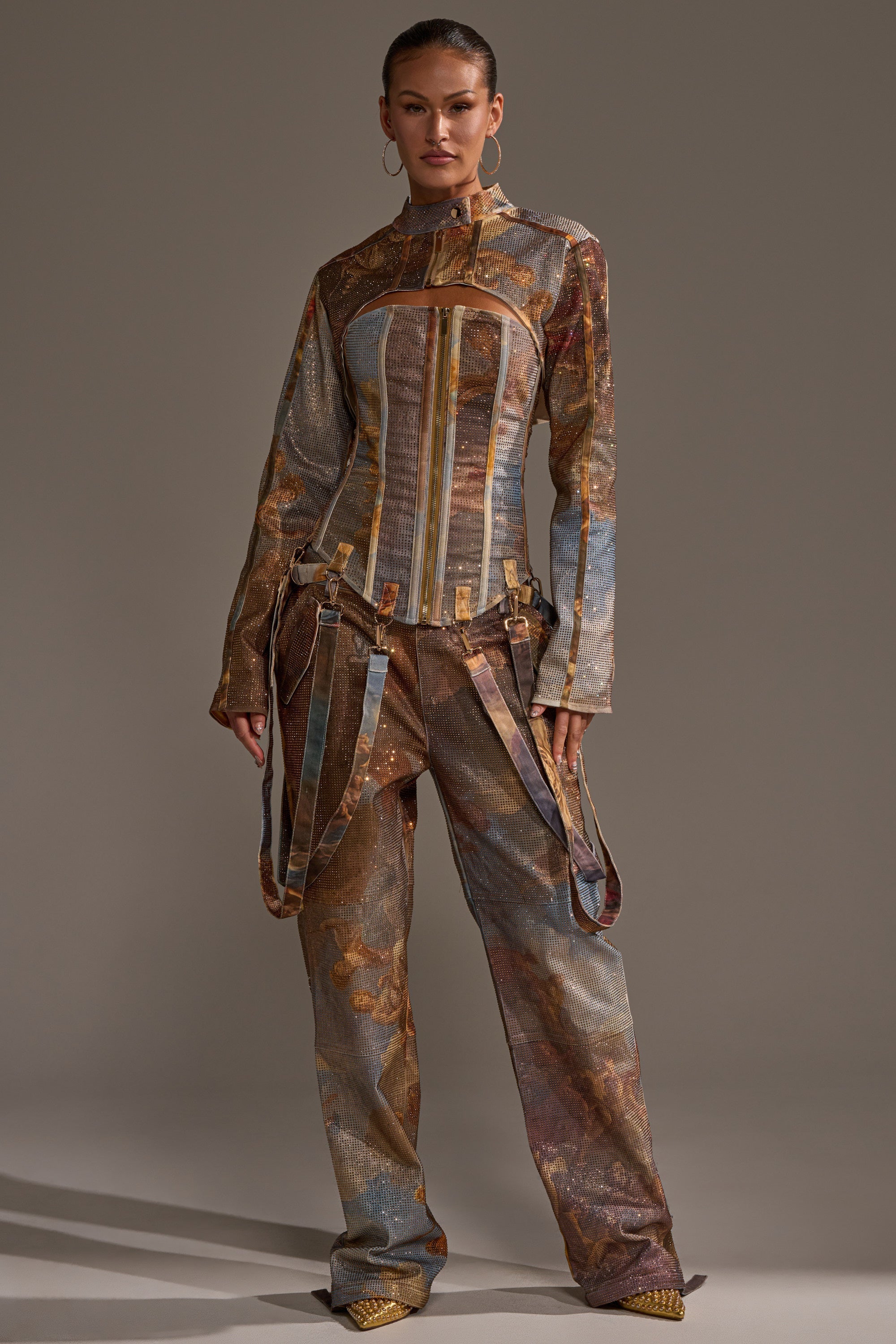 IN THE FUTURE RHINESTONE BOLERO